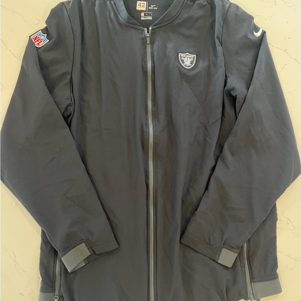 Nike Dri Fit  Black Nike Raiders Jacket